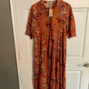 Natural Life Rebecca Dress NWT XL Tropical